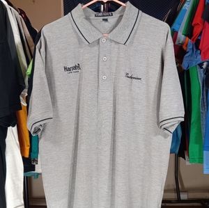 Budweiser, Harrah's Lake Tahoe embroidered polo tee shirt